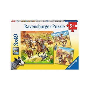 Ravensburger (09250) - "Im wilden Westen" - 49 Teile Puzzle