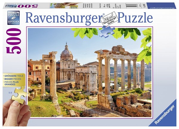 Ravensburger (13648) - "Roman Ruins, Italy" - 500 Teile Puzzle