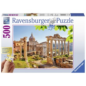 Ravensburger (13648) - "Roman Ruins, Italy" - 500 Teile Puzzle