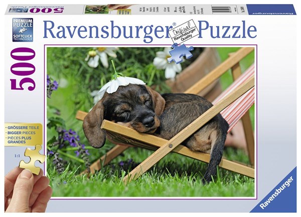 Ravensburger (13649) - "Teckel" - 500 Teile Puzzle