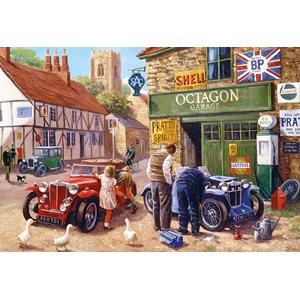 Gibsons (G3089) - Kevin Walsh: "Octagon Garage" - 500 Teile Puzzle