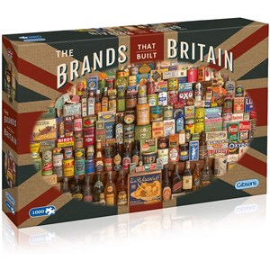 Gibsons (G7073) - Robert Opie: "The Brands That Build Britain" - 1000 Teile Puzzle