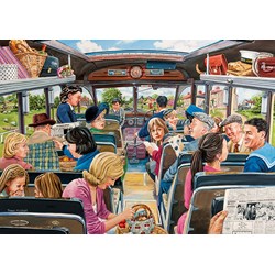 Gibsons (G5037) - Trevor Mitchell: "Die Busfahrt" - 500 Teile Puzzle