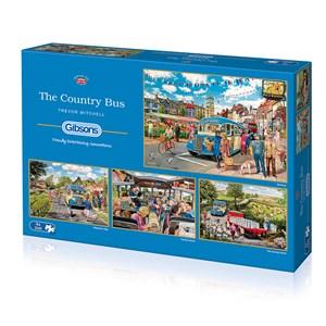 Gibsons (G5037) - Trevor Mitchell: "Die Busfahrt" - 500 Teile Puzzle