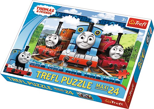 Trefl (14231) - "Thomas und seine Freunde, Fröhliche Lokomotiven" - 24 Teile Puzzle