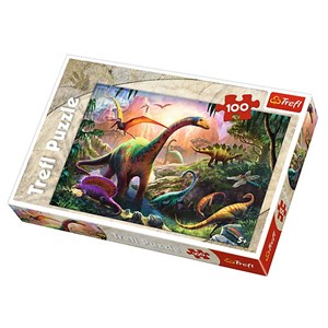 Trefl (16277) - "Welt der Dinosaurier" - 100 Teile Puzzle