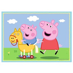 Trefl (34246) - "Peppa Pig" - 35 48 54 70 Teile Puzzle