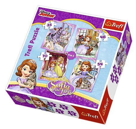 Trefl (34247) - "Sofias glücklicher Tag" - 35 48 54 70 Teile Puzzle