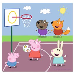 Trefl (34813) - "Peppa Wutz, Spielen in der Schule" - 20 36 50 Teile Puzzle