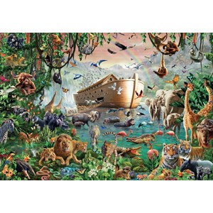 Jumbo (18326) - "Die Arche Noah" - 3000 Teile Puzzle