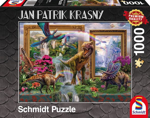 Schmidt Spiele (59336) - Jan Patrik Krasny: "Dinosaurier, Zum Leben erwacht" - 1000 Teile Puzzle