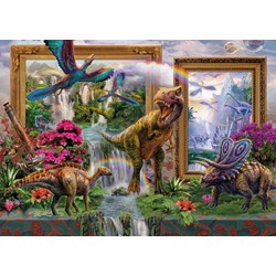 Schmidt Spiele (59336) - Jan Patrik Krasny: "Dinosaurier, Zum Leben erwacht" - 1000 Teile Puzzle