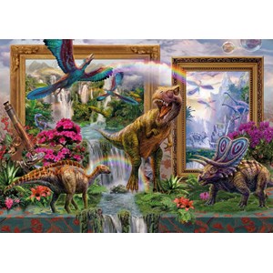 Schmidt Spiele (59336) - Jan Patrik Krasny: "Dinosaurier, Zum Leben erwacht" - 1000 Teile Puzzle