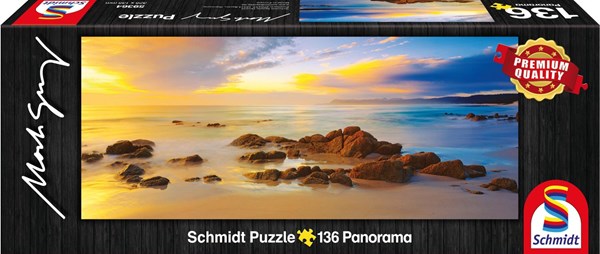 Schmidt Spiele (59364) - Mark Gray: "Friendly Beaches, Tasmania, Australia" - 136 Teile Puzzle