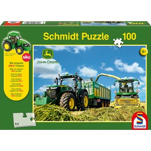 Schmidt Spiele (56044) - "John Deere, 7310R" - 100 Teile Puzzle