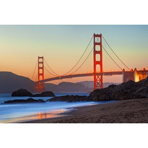 Schmidt Spiele (58234) - "Golden Gate Bridge, San Francisco" - 1000 Teile Puzzle