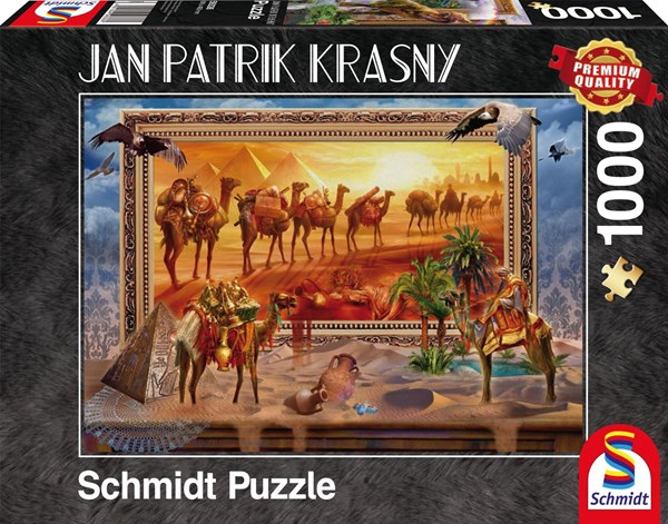 Schmidt Spiele (59338) - Jan Patrik Krasny: "Die Wüste, Zum Leben erwacht" - 1000 Teile Puzzle