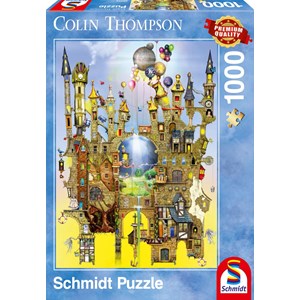 Schmidt Spiele (59354) - Colin Thompson: "Luftschloss" - 1000 Teile Puzzle