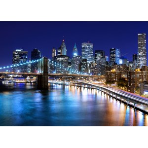 Grafika (T-00097) - "New York by Night" - 1000 Teile Puzzle
