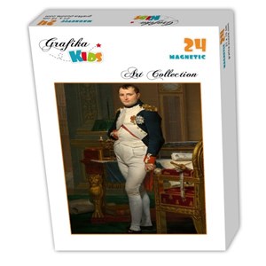 Grafika Kids (00362) - Jacques-Louis David: "The Emperor Napoleon in his study at the Tuileries, 1812" - 24 Teile Puzzle