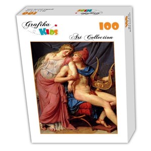 Grafika Kids (00365) - Jacques-Louis David: "The Loves of Paris and Helen, 1788" - 100 Teile Puzzle
