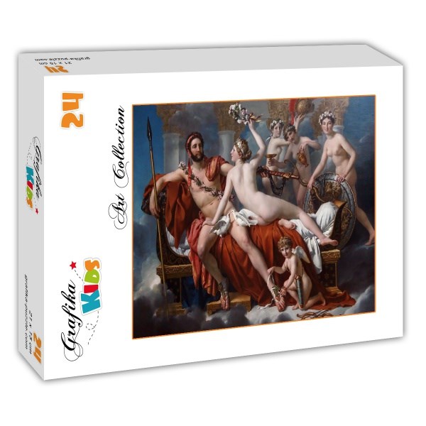 Grafika Kids (00371) - Jacques-Louis David: "Mars entwaffnet durch Venus und die Grazien, 1824" - 24 Teile Puzzle