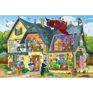 Schmidt Spiele (56151) - "Bei Blocksbergs ist was los!" - 100 Teile Puzzle