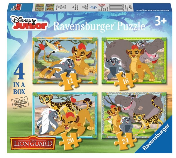 Ravensburger (07158) - "The Lion Guard" - 12 16 20 24 Teile Puzzle