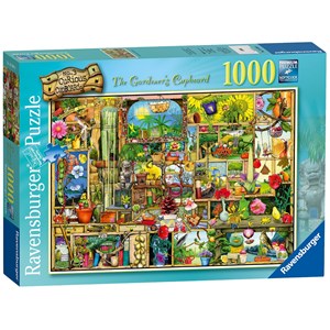 Ravensburger (19498) - Colin Thompson: "The Gardener's Cupboard" - 1000 Teile Puzzle