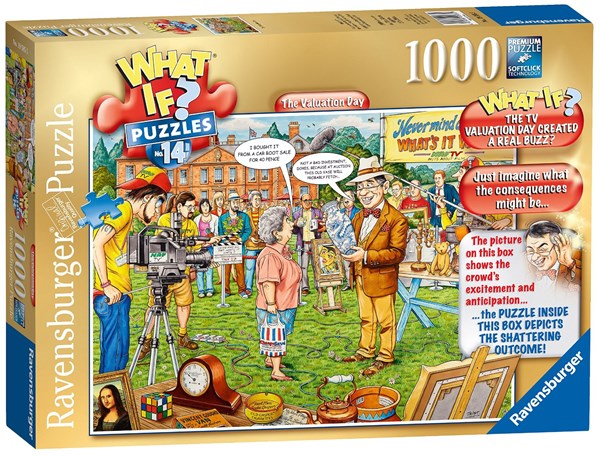 Ravensburger (19585) - "What If ? Puzzle #14 - The Valuation Day" - 1000 Teile Puzzle