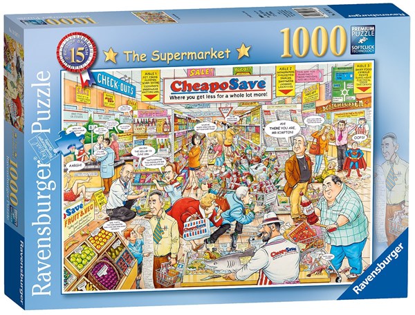 Ravensburger (19587) - "The Supermarket" - 1000 Teile Puzzle