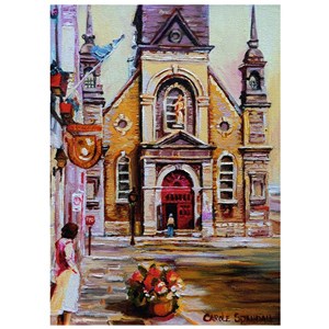 Ravensburger (19626) - Carole Spandau: "Chapelle Bon-Secours, Montréal" - 1000 Teile Puzzle