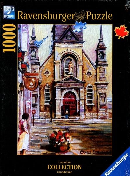 Ravensburger (19626) - Carole Spandau: "Chapelle Bon-Secours, Montréal" - 1000 Teile Puzzle