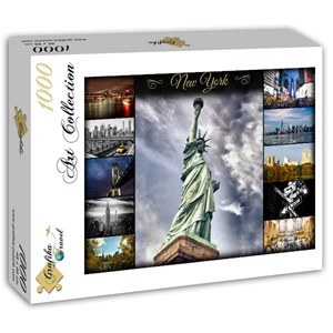 Grafika (T-00087) - "Collage, New York" - 1000 Teile Puzzle