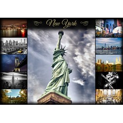 Grafika (T-00087) - "Collage, New York" - 1000 Teile Puzzle