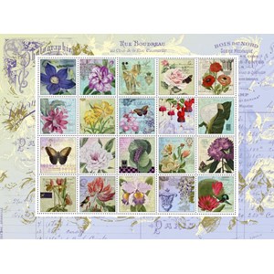 Schmidt Spiele (58229) - "Nostalgie-Briefmarken" - 1000 Teile Puzzle