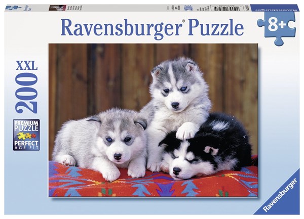 Ravensburger (12823) - "Huskies" - 200 Teile Puzzle
