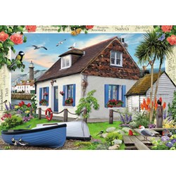 Ravensburger (19219) - "Fisherman's Cottage" - 1000 Teile Puzzle