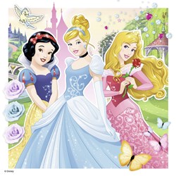 Ravensburger (07008) - "Disney Princess" - 25 36 49 Teile Puzzle