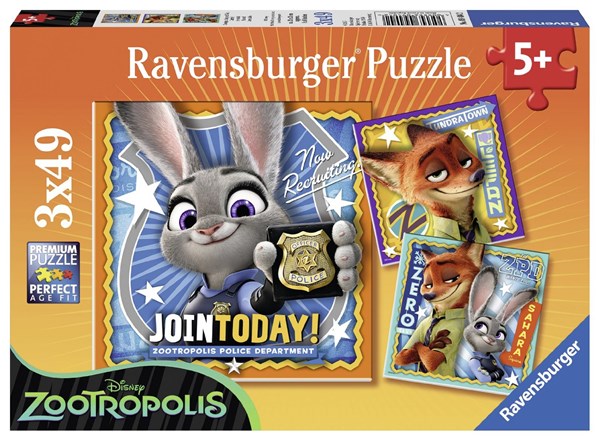 Ravensburger (09404) - "Zootropolis" - 49 Teile Puzzle