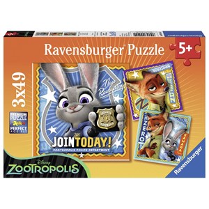 Ravensburger (09404) - "Zootropolis" - 49 Teile Puzzle