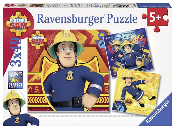 Ravensburger (09386) - "Feuerwehrmann Sam" - 49 Teile Puzzle