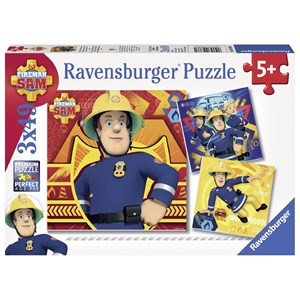 Ravensburger (09386) - "Feuerwehrmann Sam" - 49 Teile Puzzle