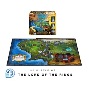 4D Cityscape (51102) - "4D Lord of the Rings Middle Earth" - 2000 Teile Puzzle