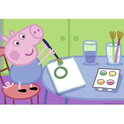 Ravensburger (09099) - "Pegga Pig, Peppa in der Schule" - 24 Teile Puzzle