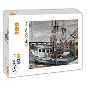 Grafika Kids (00565) - "Fischerboot" - 300 Teile Puzzle