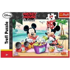 Trefl (14236) - "Picknick am Strand" - 24 Teile Puzzle