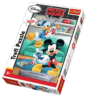 Trefl (16291) - "Mickey" - 100 Teile Puzzle