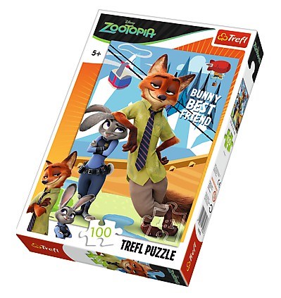 Trefl (16293) - "Zootopia" - 100 Teile Puzzle