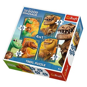 Trefl (34250) - "Der gute Dinosaurier, Charaktere" - 35 48 54 70 Teile Puzzle